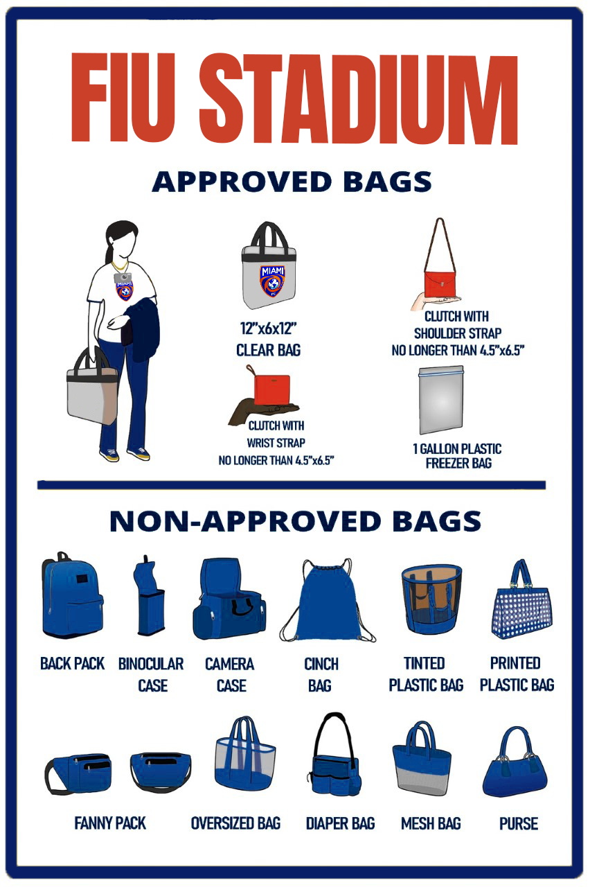 Clear Bag Policy - El Paso Locomotive FC