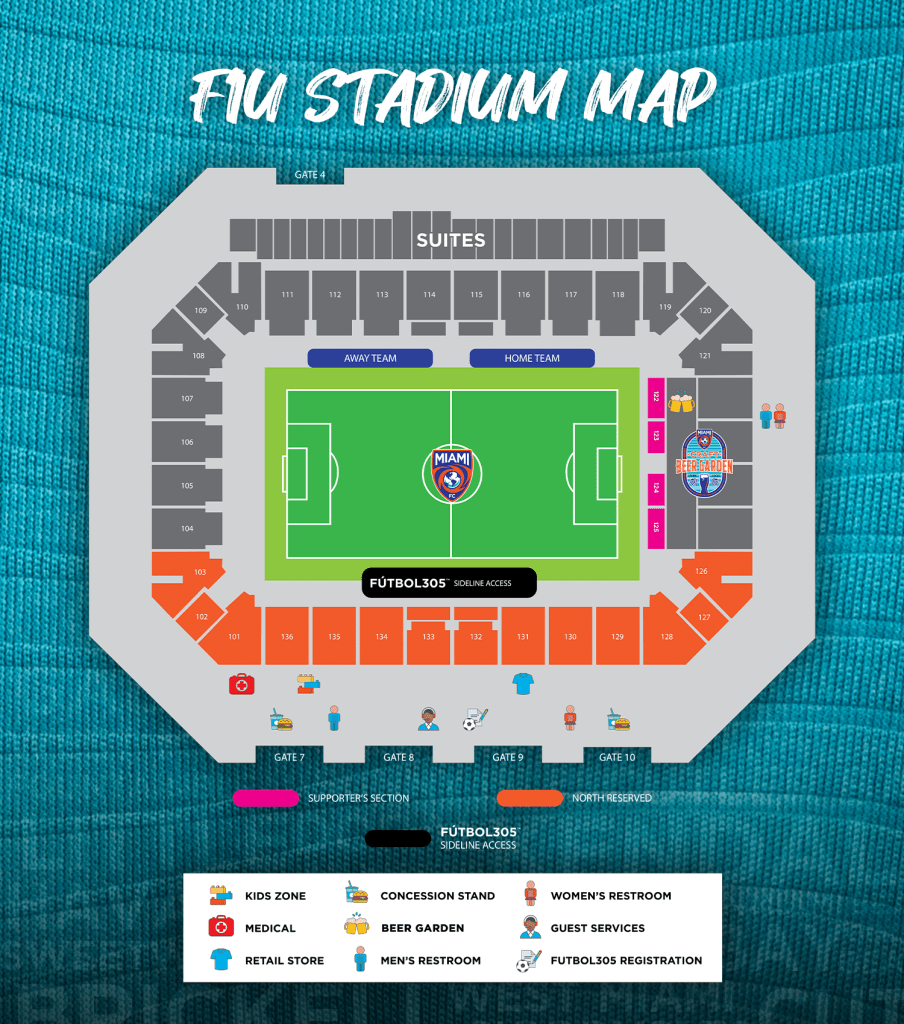 Stadium Map - Miami FC